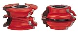Freud UP274 Classic Profile Exterior Door Rail And Stile Shaper Cutter Set, 1-1/4 Bore