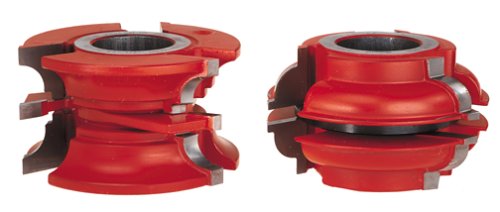 Freud UP274 Classic Profile Exterior Door Rail And Stile Shaper Cutter Set, 1-1/4 Bore On Sale