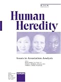 Review S Karger Pub  / Issues In Association Analysis: Human Heredity 2004:issue #3-4 (Human heredity)