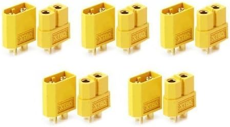 5Pairs XT60 Male & Female Bullet Connectors Plugs for Lipo Battery ESC