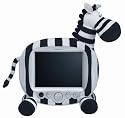 Hannspree's Plush Zebra 10-Inch LCD Television
