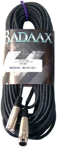 Bad Aax BA-M1-50-I 10-Inch XLR Microphone Cable