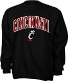 Cincinnati Bearcats Black Tackle Twill Crewneck Sweatshirt
