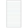 Lined Pages Organizer Refill, 2 Pads of 24 Pages, Pocket: 3-1/2 x 6-1/2 DTM87015