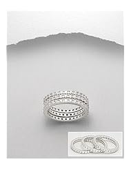 CZ Ring In 92.5 Sterling Silver