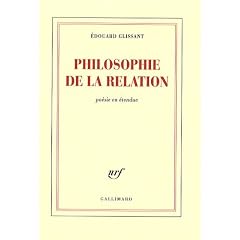 Philosophie de la relation : Po�sie en �tendue