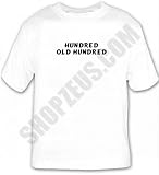 HUNDRED Old Hundred T-shirt Large White