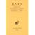 Platon, tome 1. Hippias mineur - Alcibiade - Apologie de Socrate - Euthyphron - Criton