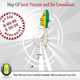 Saint Vincent And The Grenadines  Powerpoint Slides Map Of Saint Vincent And The Grenadines