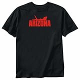 T-Shirt Black  Silhouette Arizona  State