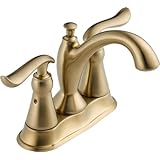 Delta Faucet 2594-CZMPU-DST Linden Two Handle Centerset Lavatory Faucet, Champagne Bronze