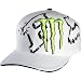Fox Monster Ricky Carmichael Replica Downfall White Flex Fit Hat LargeXLarge