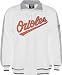 Baltimore Orioles Track Jacket: Stitches White Track Jacket