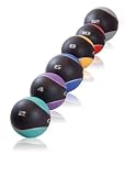 Cap Barbell Colored Medicine Ball Set with Rack