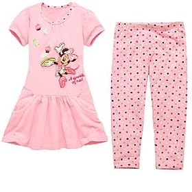 Disney Cupcake Minnie Mouse Dress and Legging Set for Girls