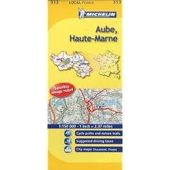 Aube, Haute-Marne (Michelin Local Maps)
