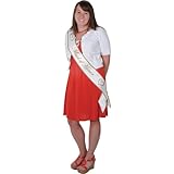 Maid Of Honor Satin Sash Party Accessory (1 count) (1/Pkg)