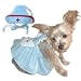 Medical Nurse Outfit Uniform Dog Red Cross Dress Baby Blue Medium