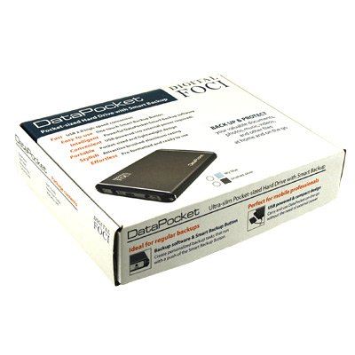 Digital Foci DataPocket 80 GB External Hard Drive (Brushed Silver)