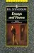 Book Essays and Poems (Everyman's Library (Paper))