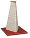 Petmate Boutique Cat Scratch Post, Warm Red
