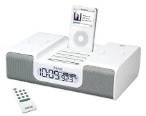 iHome iH6 Clock Radio for iPod (White)