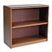 Value Mate&reg; Series Steel Two Shelf Bookcase, 31-3/4w x 13-1/2d x 28h, Medium Oak (SAF7170MO)