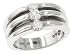 3 Round Diamond Split Shank Ring .51cttw Gi/si