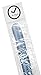 ArtStyle Watch Band with Colorful Nylon Material Strap and Heavy Duty Brushed Buckle (Black/Blue, 22mm)
