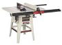 JET 708300K JWTS-10CW2-JF 10-Inch Right Tilt 1-1/2 Horsepower Contractor Saw with 30-Inch JETfence and 2 Cast Iron Wings, 115/230-Volt 1 Phase