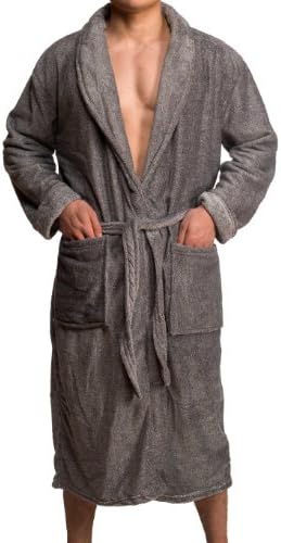 Matrix Home Men's Microfleece Mélange Bathrobe