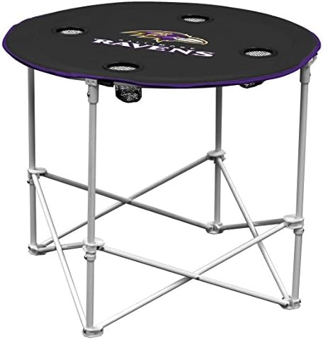 Logo Brands Officially Licensed NFL Unisex Round Table, One Size, Team Color