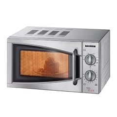 Severin  MW 9716 Mikrowelle mit Grill, Edelstahl-geb�rstet / 700 W / Grill 900 W / 17 Liter Garraum