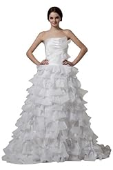 Strapless Beaded Sequined Satin Prom Dress 