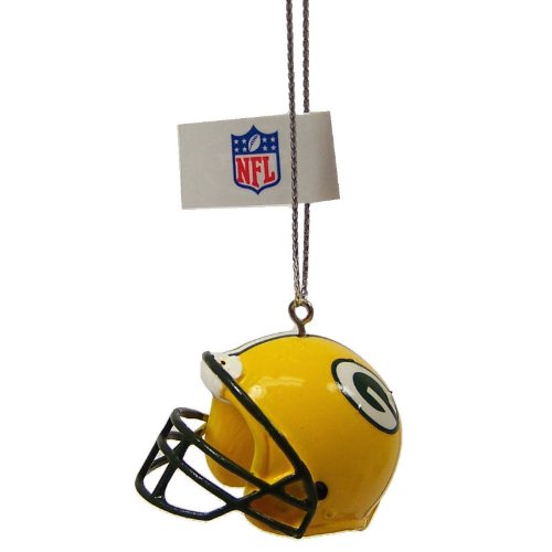Green Bay Packers NFL Mini Helmet Ornaments 4 Pack