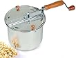 Cook N Home 6.5 Quart Stainless Steel Popcorn Popper Stovetop