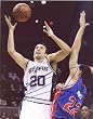 Manu Ginobili San Antonio Spurs Autographed / Signed 8x10 Photo