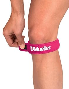 Mueller Jumpers Knee Strap, Pink, One Size Fits Most, 1-Count Packages (Pack of 3)