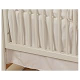 Cotton Monkey Crib Skirt - Natural