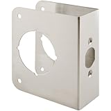 Prime-Line Products U 9590 Door Reinforce 1-3/4-Inch Thick by 2-3/8-Inch Backset 2-1/8-Inch Bore, Stainless Steel, Non-Recessed