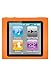 Premium Orange Soft Silicon Gel Skin Case Cover for the Apple iPod Nano 6 Gen