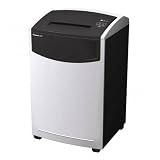 Powershred C-420 Strip-Cut Shredder, 36-38 Sheet Capacity, 12" Throat, 32 Gallon Bin, Black & Gray