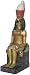 Horus Seated Statue, 10"H, Gold and Color