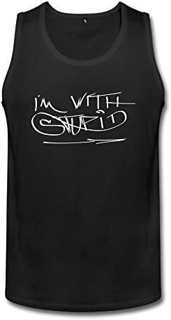 A-shirts Im With Stupid Black Male Customized M