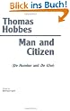 Man and Citizen: De Homine and De Cive