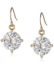 Isaac Mizrahi "Bling Bling" Single Round Dangle  Bling Drop Earrings