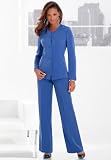 Collarless Pantsuit