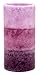 Kiera Grace Tri-Layer LED Pillar Candle with Timer, 3 by 6-Inch, Lavender Cashmere Fragrance