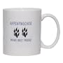 AFFENPINSCHER MAN'S BEST FRIEND Mug for Coffee / Hot Beverage 11 oz. BLACK