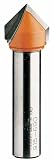 CMT 815.095.11 90 Degree V-Grooving Router Bit 1/4-Inch Shank, 3/8-Inch Cutting Diameter, 1/2-Inch Cutting Length